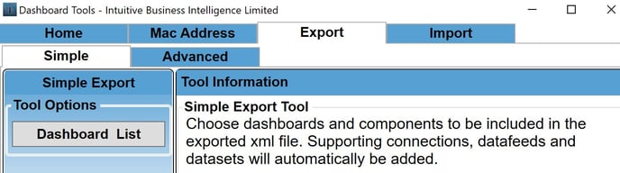 DashboardExportSimple