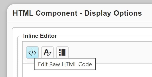 HTML - Display Options