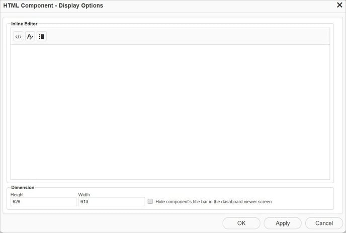 Html Display Options